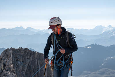 Guide de haute montagne en ascension de la Grande Motte